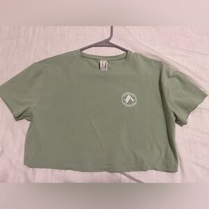 Alphalete Sage Green Tee